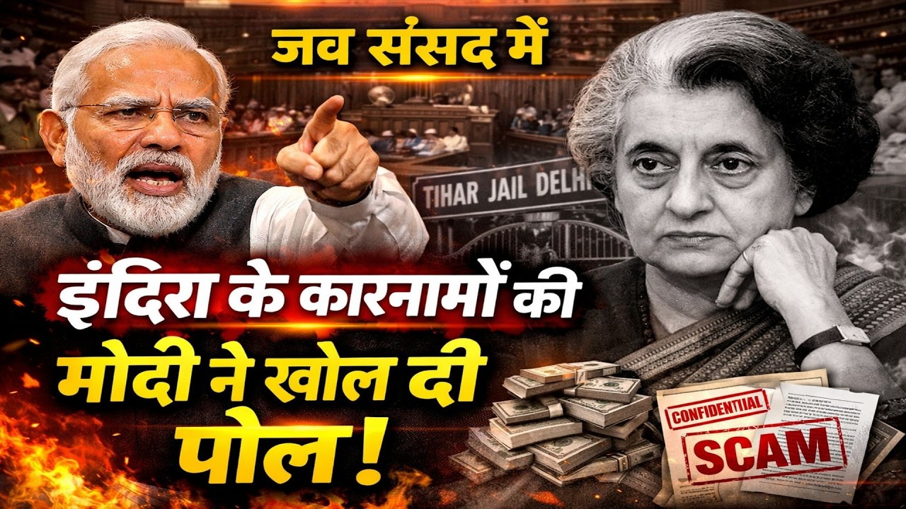 PM Modi Parliament speech : इंदिरा गांधी की राजनीति पर PM मोदी का करारा प्रहार!