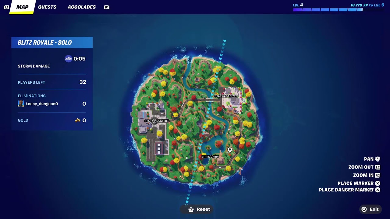 Playing new fortnite season.