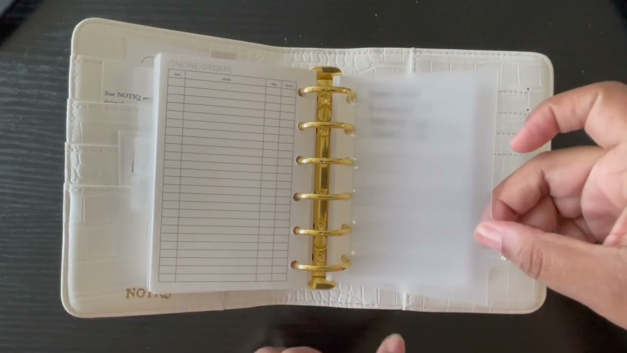Notiq pocket planner flip thru