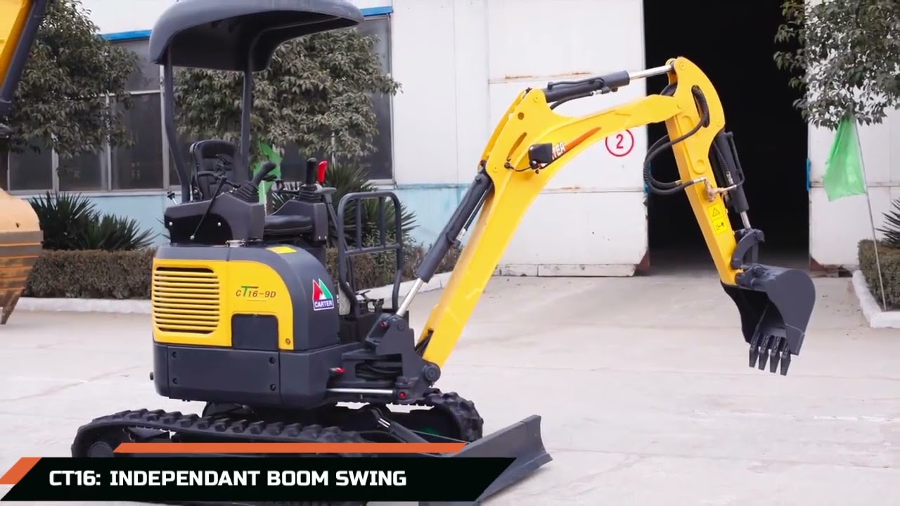 CARTER CT16 Mini Excavator - Product Showcase Video