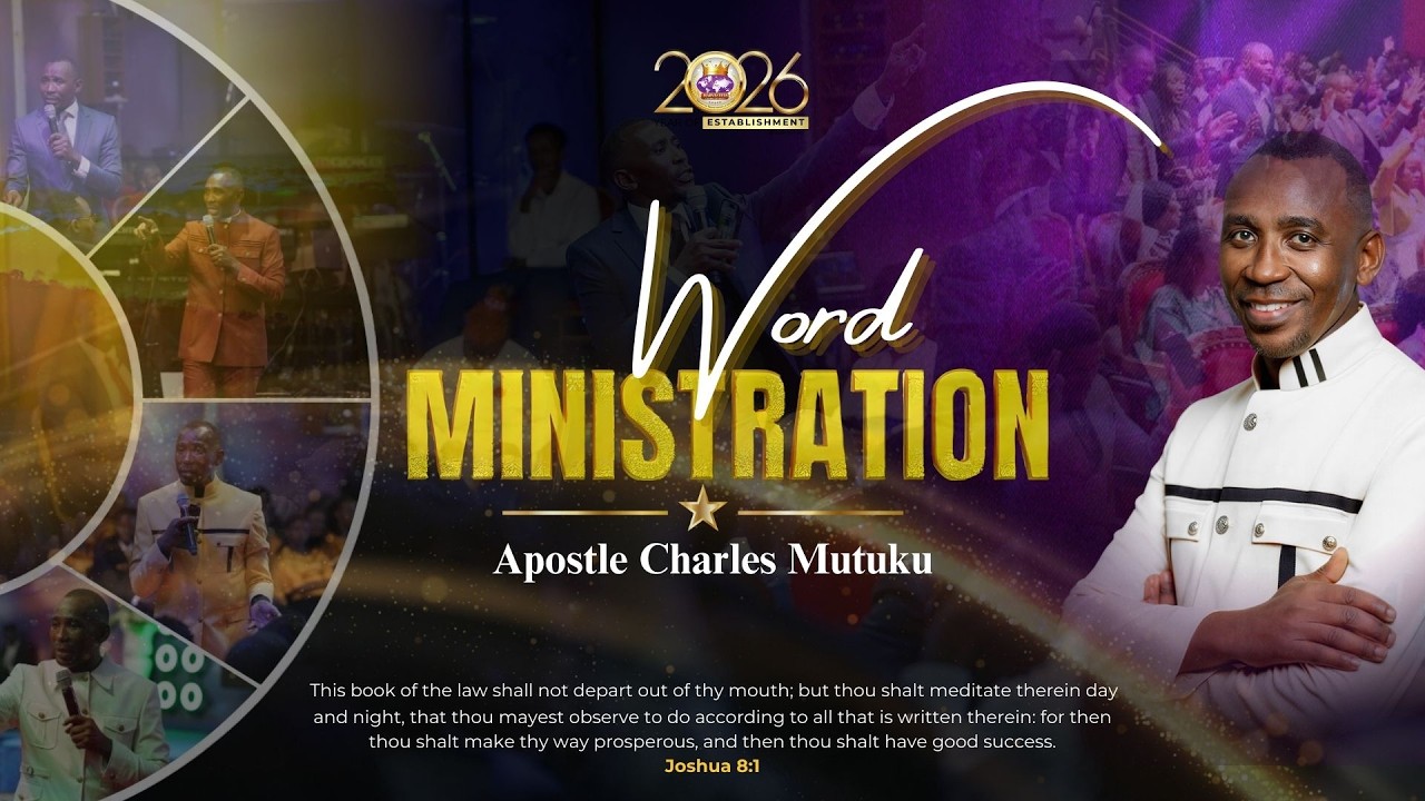 8TH MARCH 2026  | 2ND SERVICE |WORD MINISTRATION | APOSTLE CHARLES MUTUKU