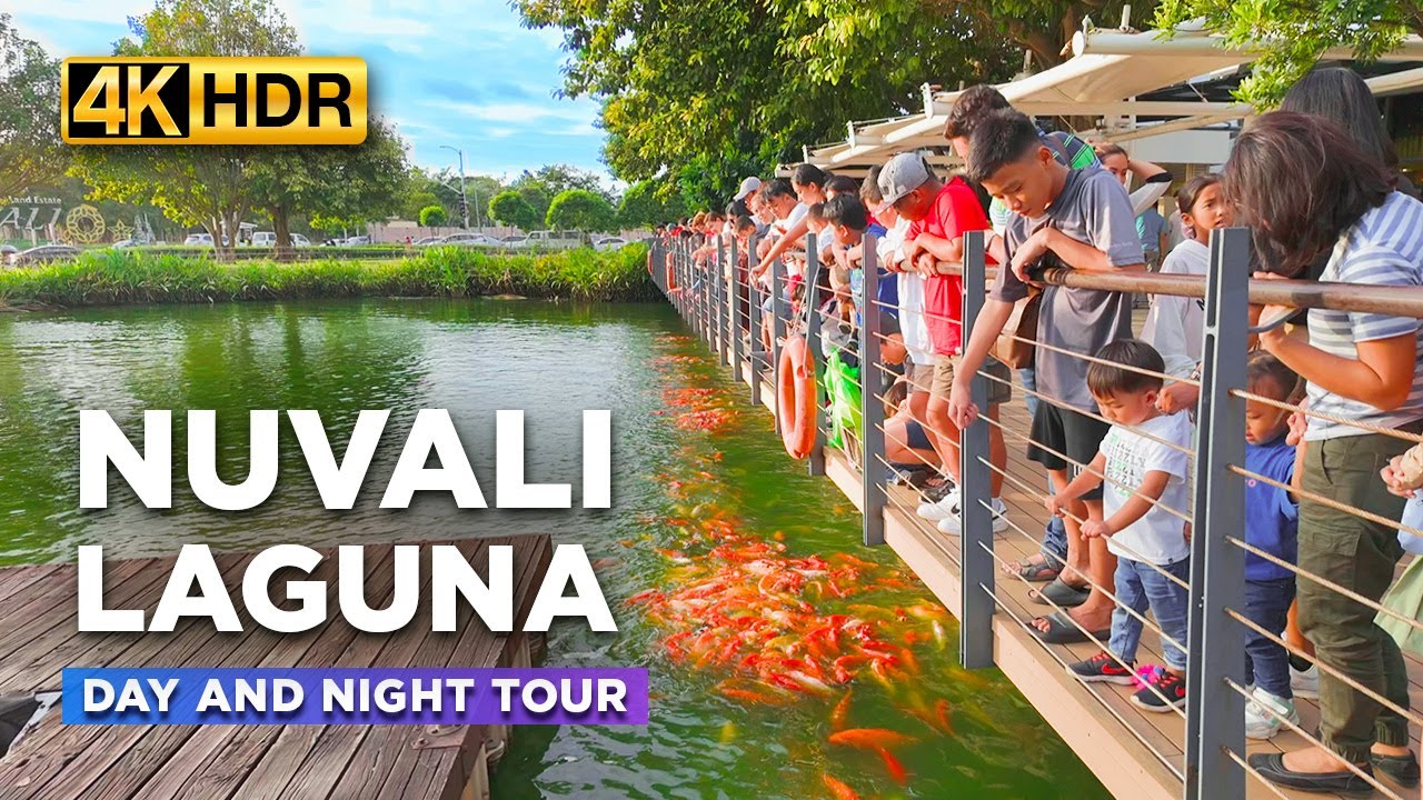 NUVALI LAGUNA Tour | Discover the TOP Hangout Spot in the South | Fountain of Lights Show【4K HDR】