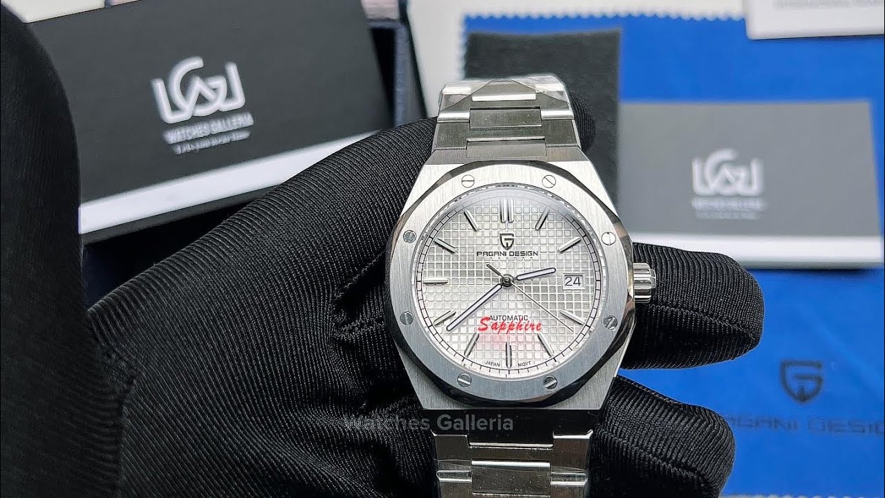 Pagani Design PD1673 Silver | Royal Oak Automatic Watch | Classy Iconic Design | Watches Galleria