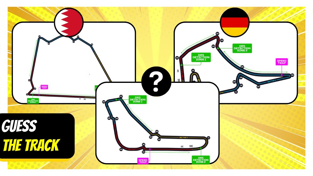 GUESS THE F1 TRACK BY THE LAYOUT