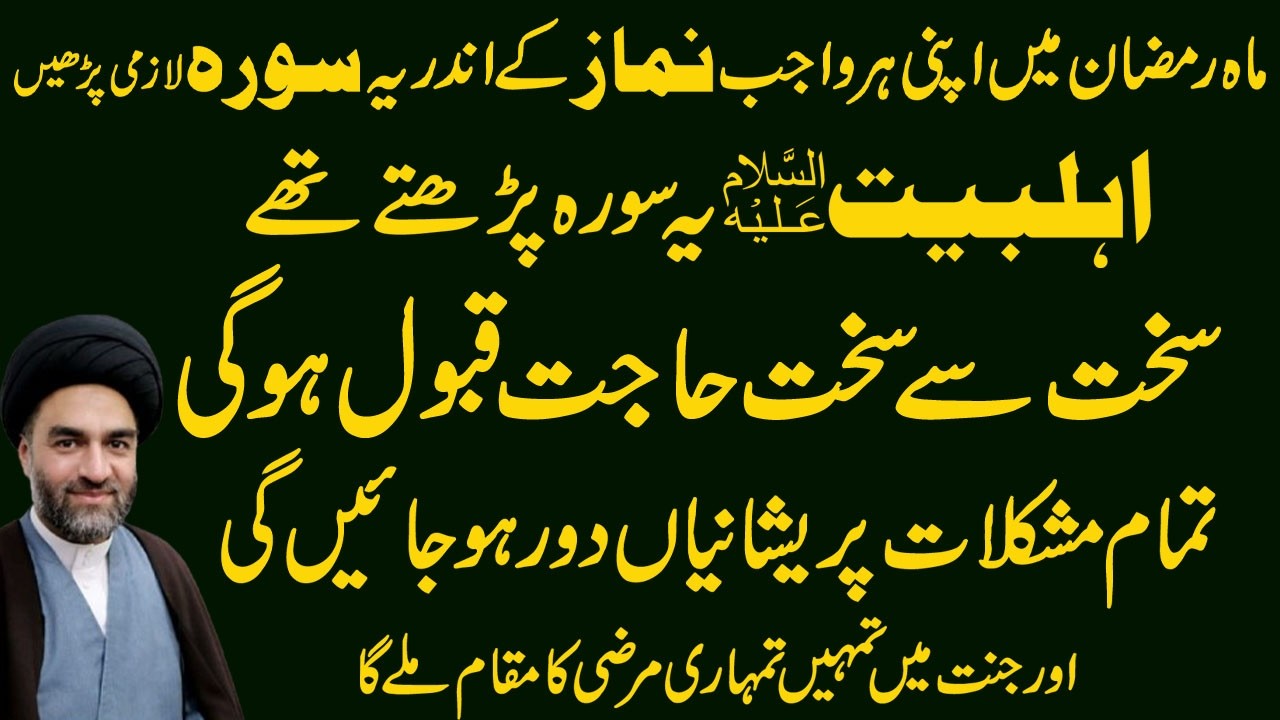 Har Preshani Se Nijat Ka Wazifa | MAULANA ALI RAZA RAZAVI
