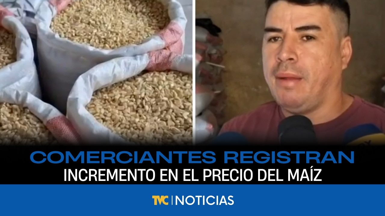 Comerciantes registran incremento en el precio del maíz