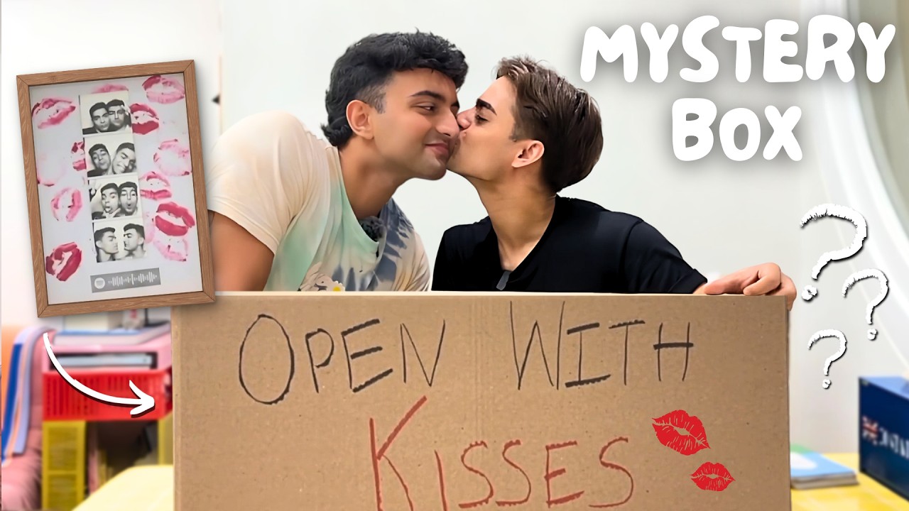 MYSTERY BOX CHALLENGE - gifting each other a box under ₹3000 budget (hope he likes it) 🥺🎁