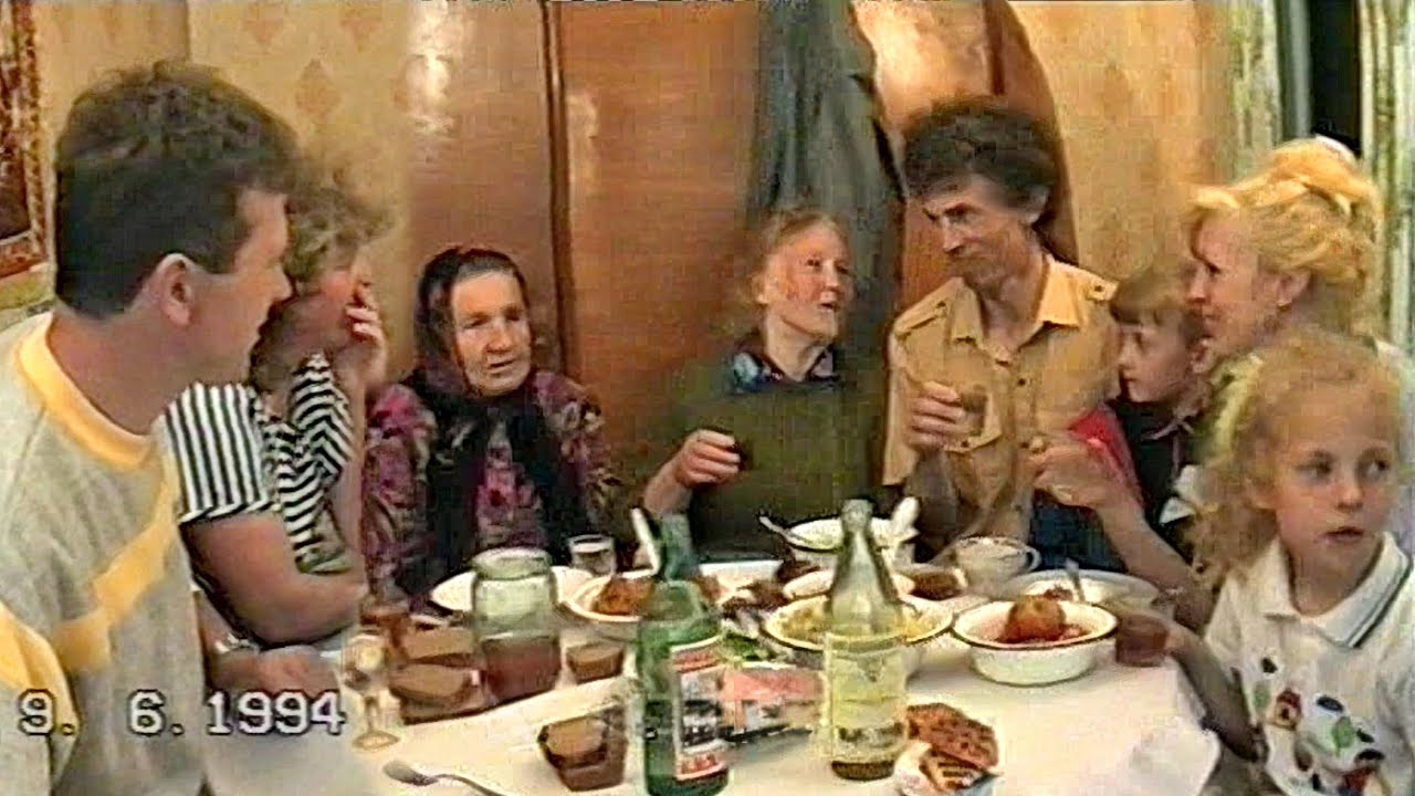 СЕМЬЯ 90-х! РОДИНА в 1994! У моей МАТЕРИ в гостях! Осиповичи.