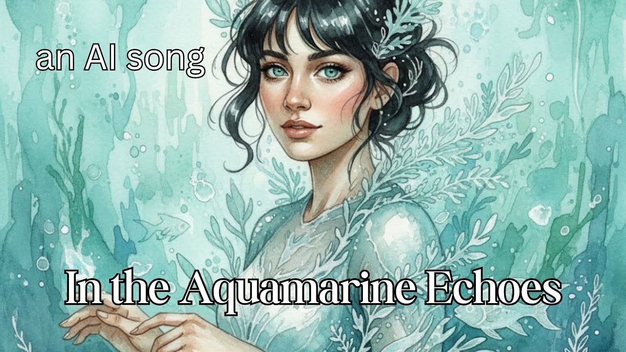 In the Aquamarine Echoes: An AI Song