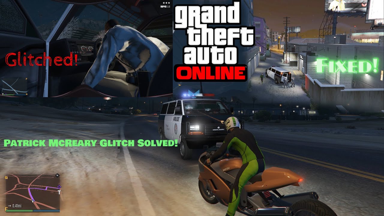 Patrick McReary Police Van Glitch Solved After Hours of Fails | GTA Online