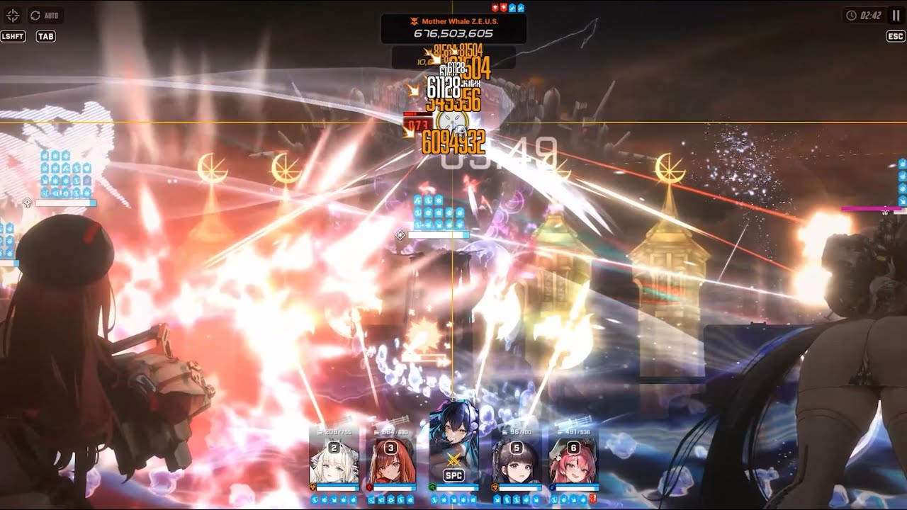 Mother Whale (Z.E.U.S) - Solo Raid (16.78B) (No SW team) | Goddess of Victory: NIKKE