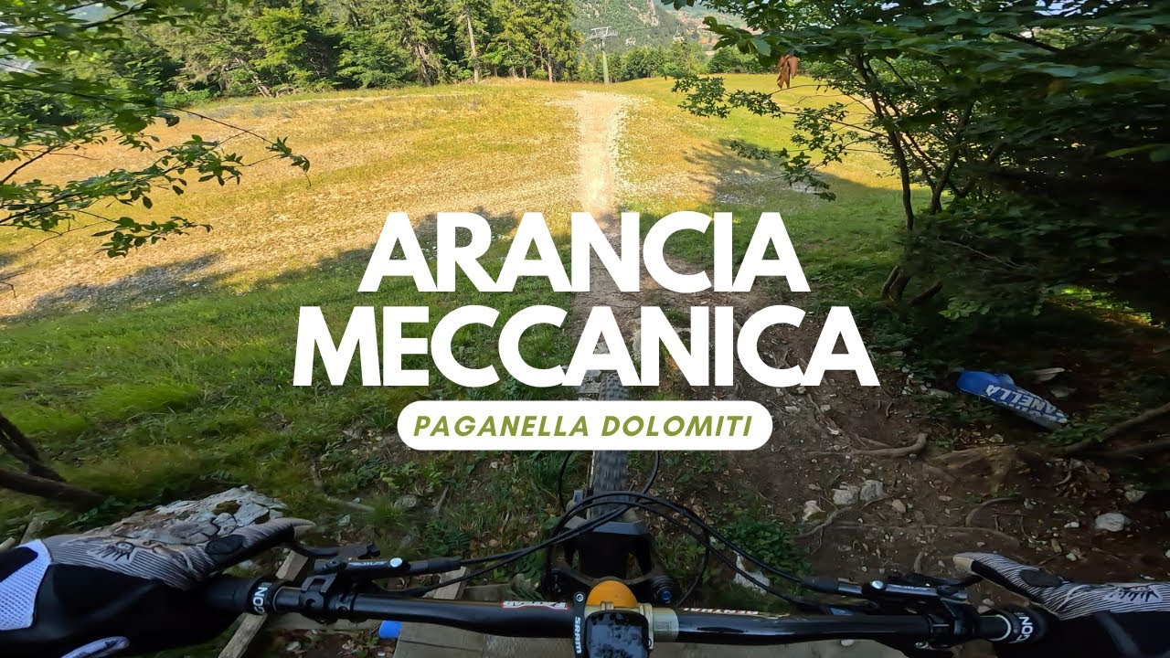 Arancia Meccanica Black Line Bikepark Paganella Dolomiti Italy 🇮🇹 full run RAW