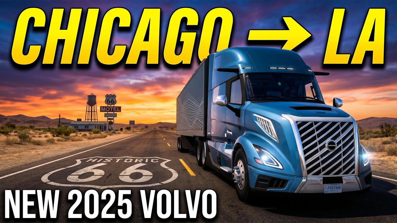 ROUTE 66: Chicago to Los Angeles with the NEW 2025 Volvo VNL 860 | ATS Illinois DLC
