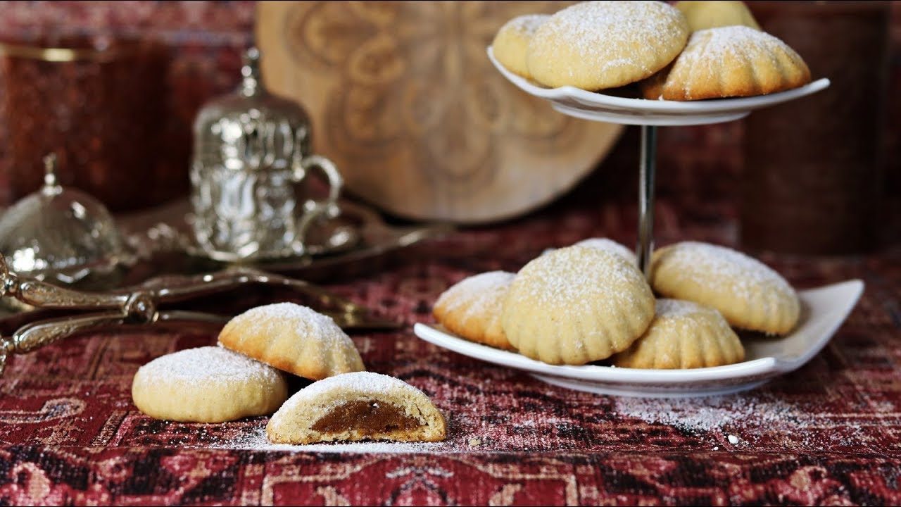 Maamoul - Gefüllte Dattelkekse - sehr mürbe & saftig - Ma'amoul Recipe - Palmyra Delights Datteln