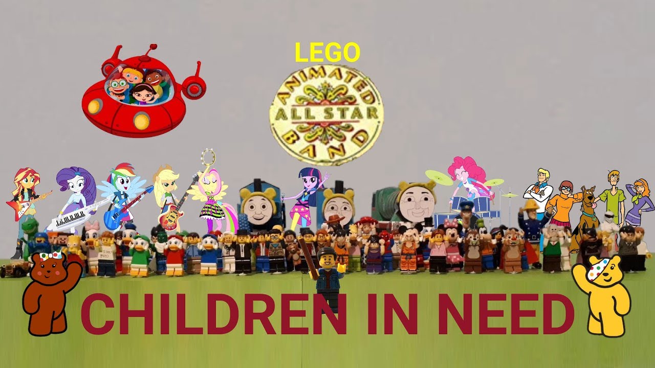 Lego Peter Kay's All Star Animated Band Remake (BBC Children In Need 2019) #CHILDRENINNEED