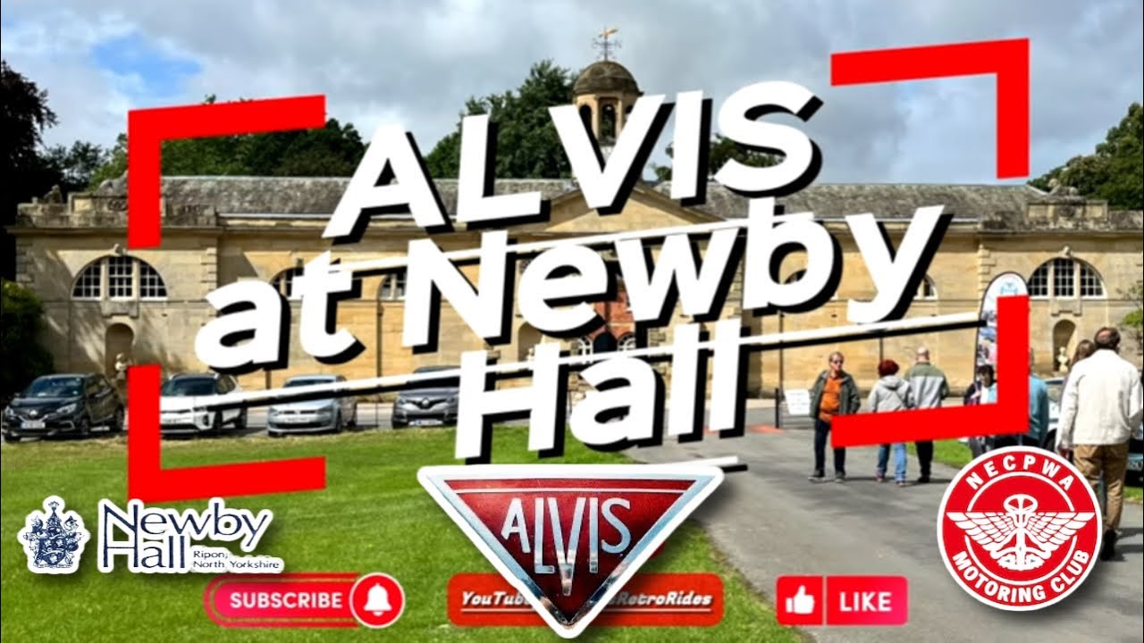 Alvis Cars at the NECPWA Newby Hall Classic Car Show