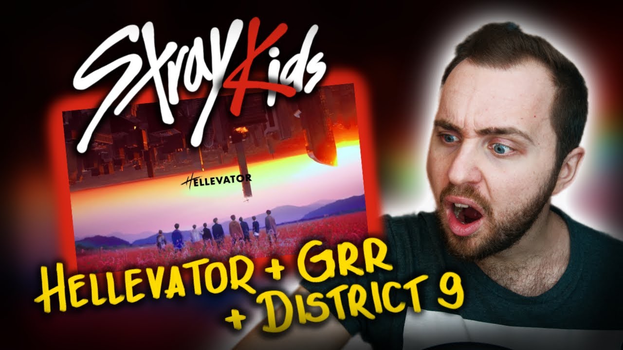 РЕАКЦИЯ НА Stray Kids - Hellevator, Grrr, District 9
