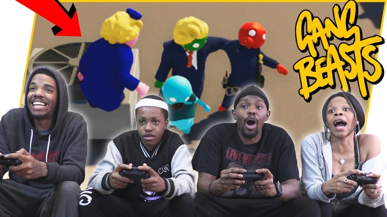 They TOOK His CHEEKS! 4 Player Gang Beast Co-Op! - Gang Beast 2019 Gameplay