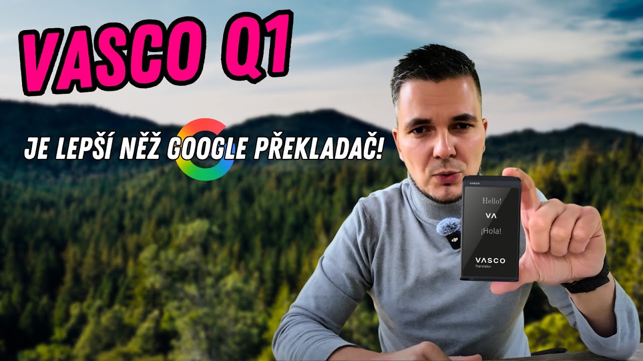 😎 REVOLUČNÍ předkladač? VASCO Q1 umí klonovat váš hlas!