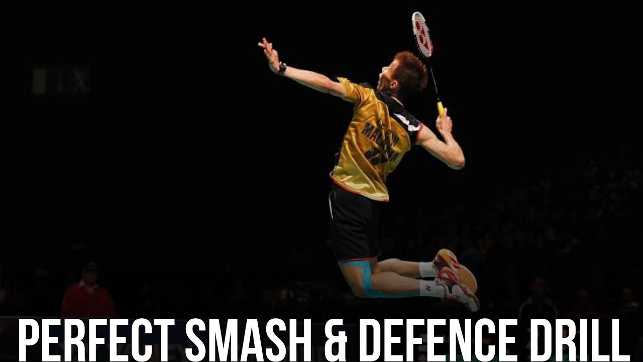Badminton Smash And Cross Defence Drill | SP Badminton
