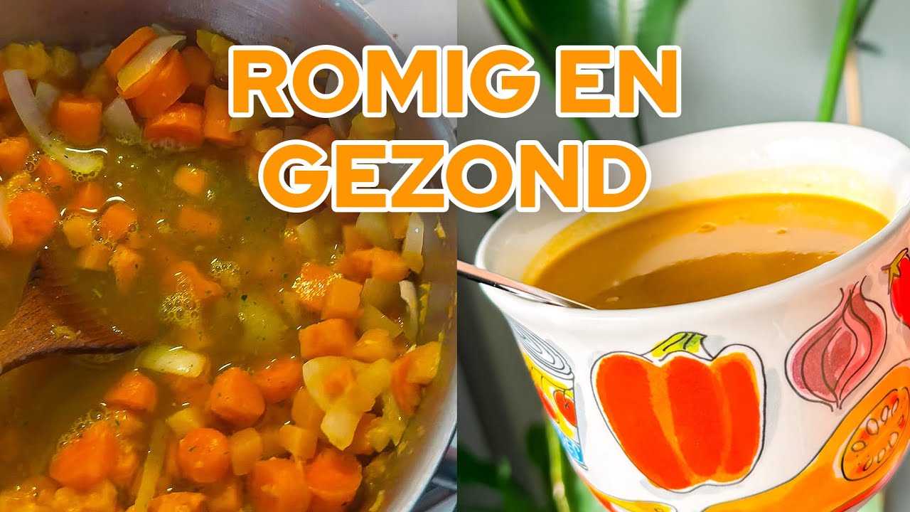 De lekkerste gezonde pompoensoep in 30 minuten (simpel recept) 🎃 🥕