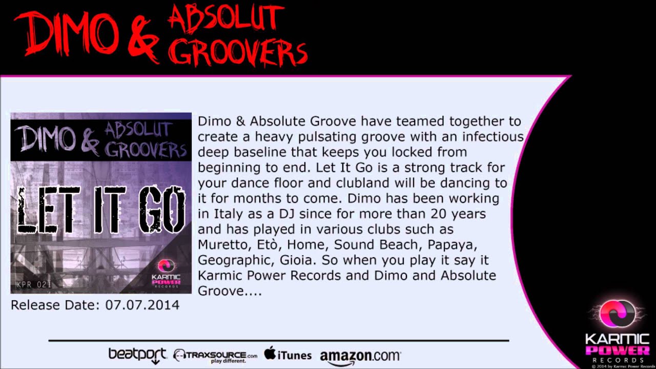 Dimo & Absolut Groovers - Let It Go (Original Mix)