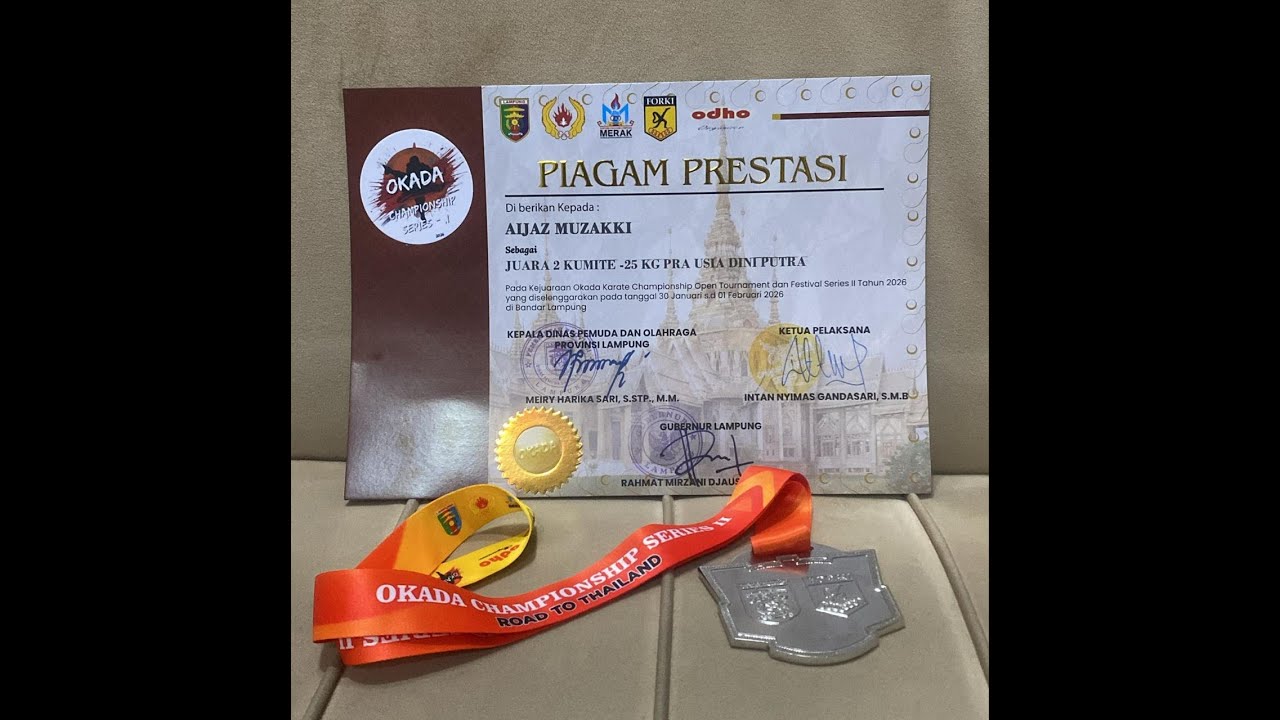 OKADA KARATE CHAMPIONSHIP SERIES II TAHUN 2026.....Goes to Thailand. (@LanggengChannel)