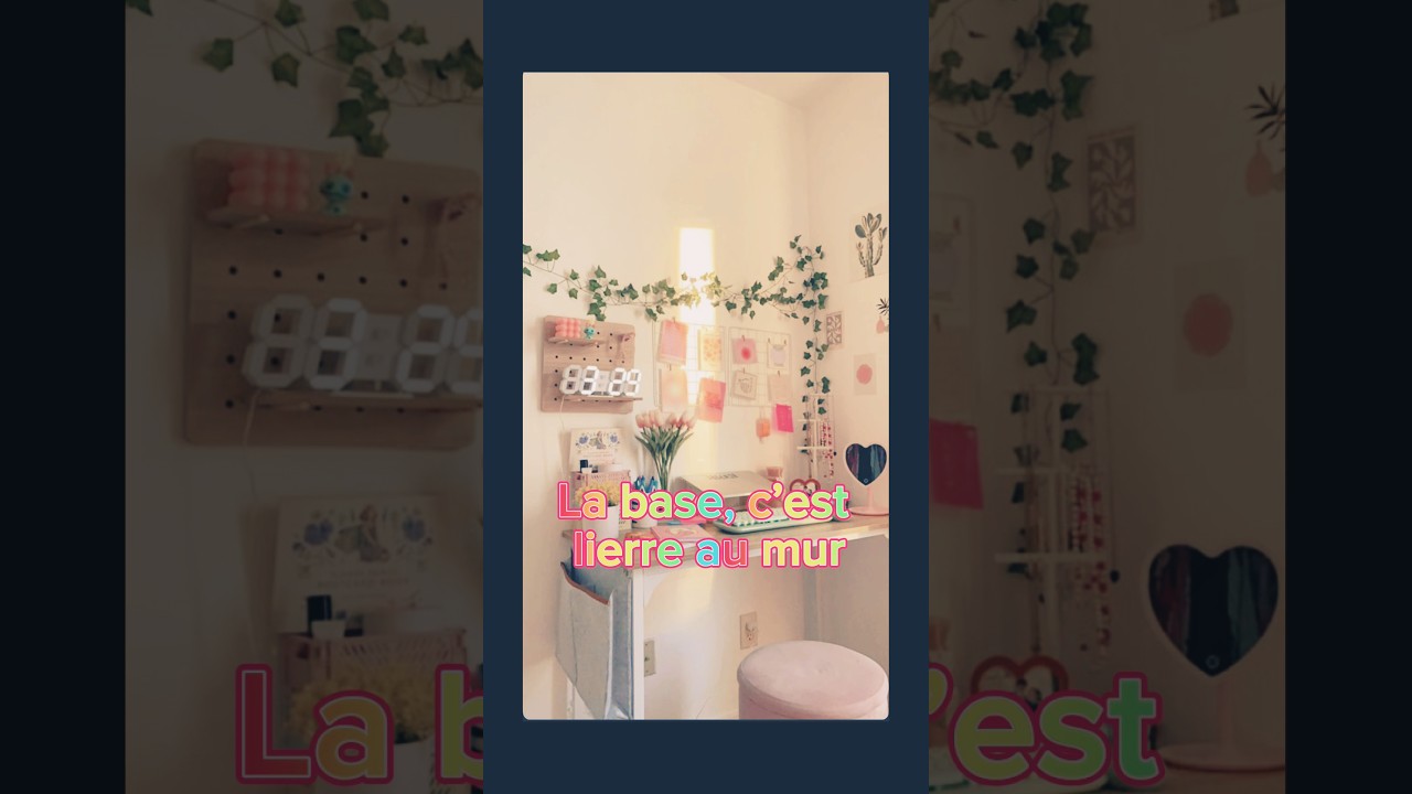 Comment avoir une chambre AESTETIQUE #art #diy #girl #style #aesthetic #cute