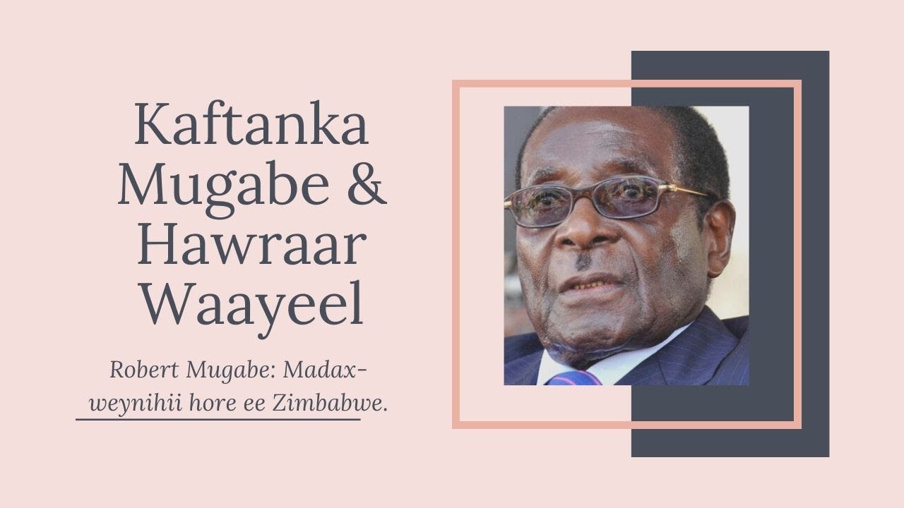 Kaftanka Mugabe | Q: 2aad | Hadal Waayeel Kaftan Ku Dhan.