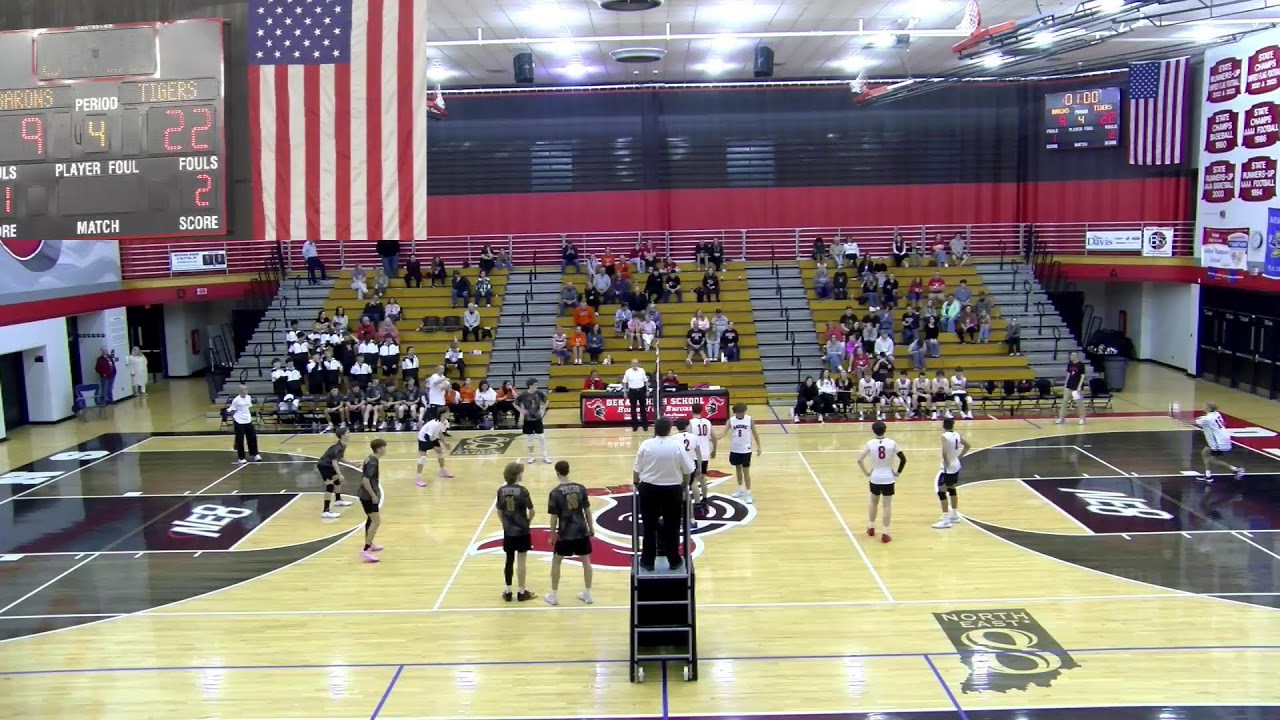 Boys Volleyball DeKalb Barons vs. Warsaw Tigers