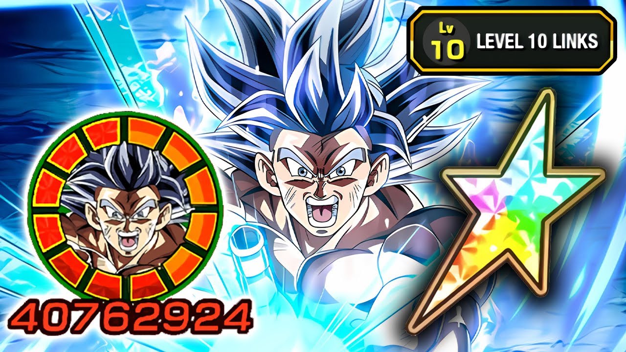 100% TEQ LR ULTRA INSTINCT GOKU LEVEL 10 LINKS SHOWCASE!!!!! Dragon Ball Z Dokkan Battle