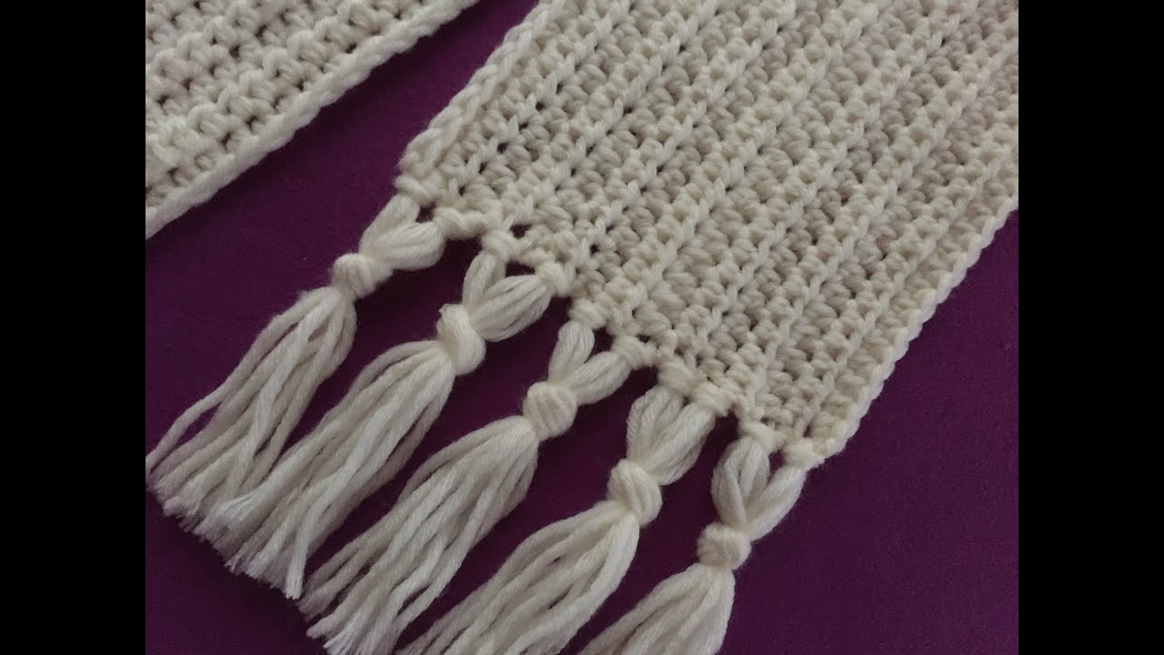 Crochet Scarf For Beginners Tutorial | Fast , Easy And Elegant