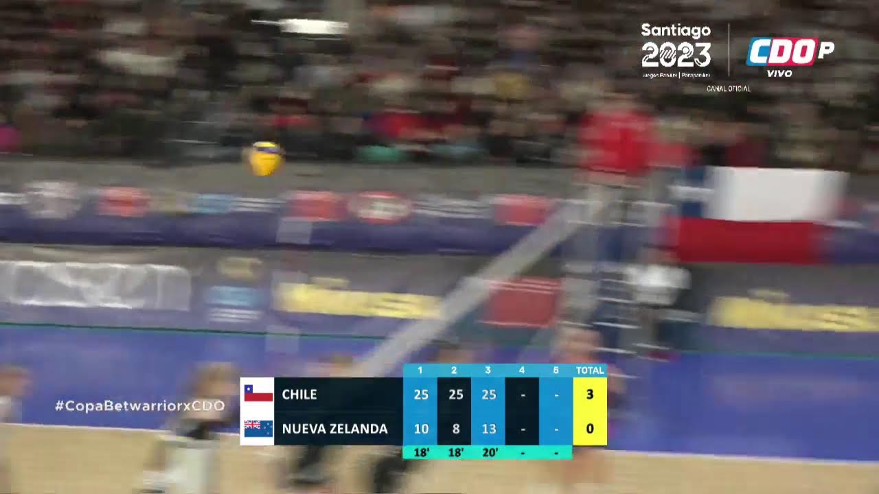 Copa Internacional Betwarrior 2023 - Voleibol Piso Damas - Chile vs Nueva Zelanda