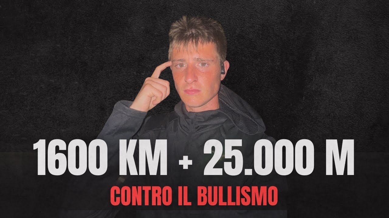 100 KM AL GIORNO PER 16 GIORNI &ndash; La NUOVA sfida contro il bullismo