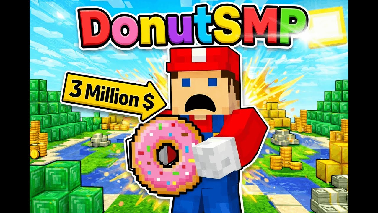 🔴 Live Donut SMP Base Rating | 3M Per Base | Media 🔴 (Portrait)