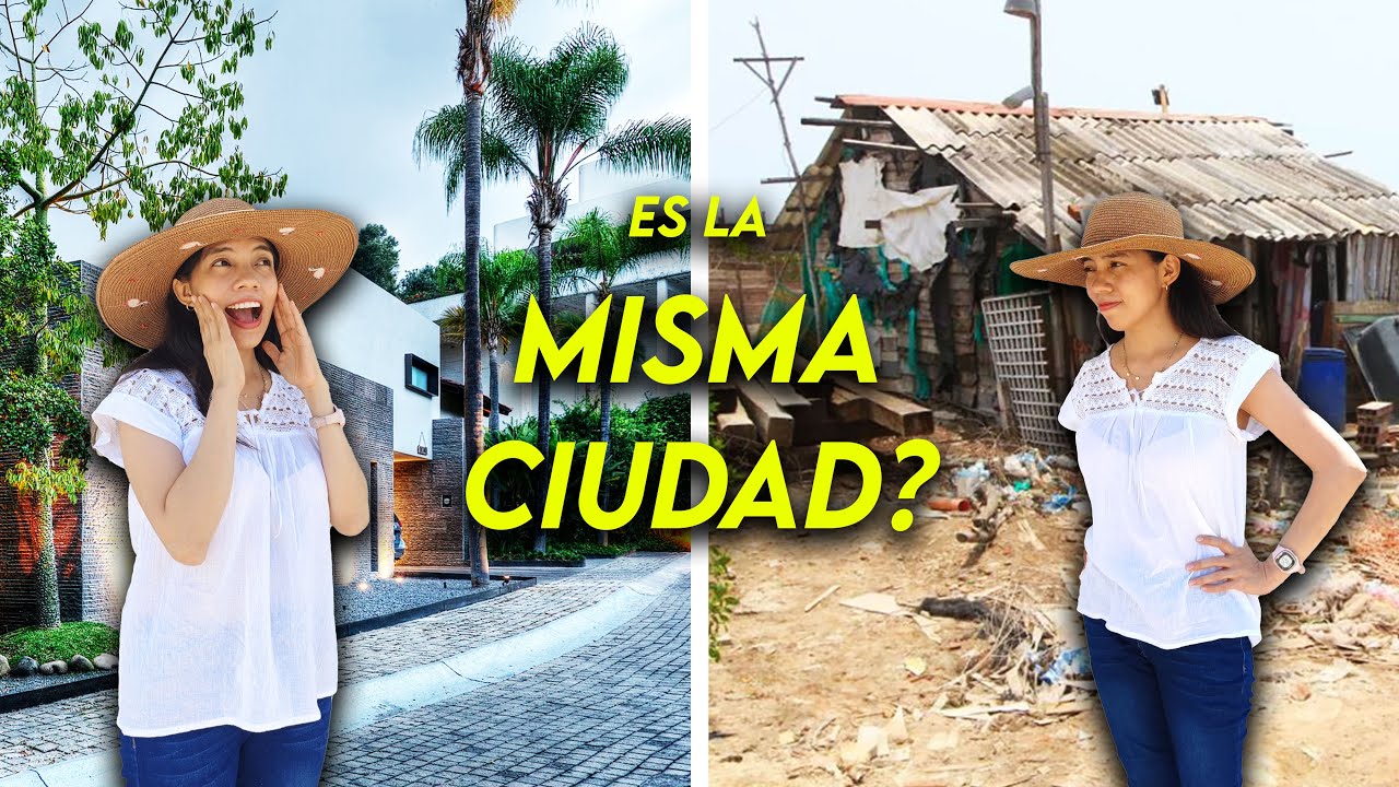 Así es el BARRIO MÁS RICO y el más MÁS POBRE de MÉRIDA - EXTREMA diferencia