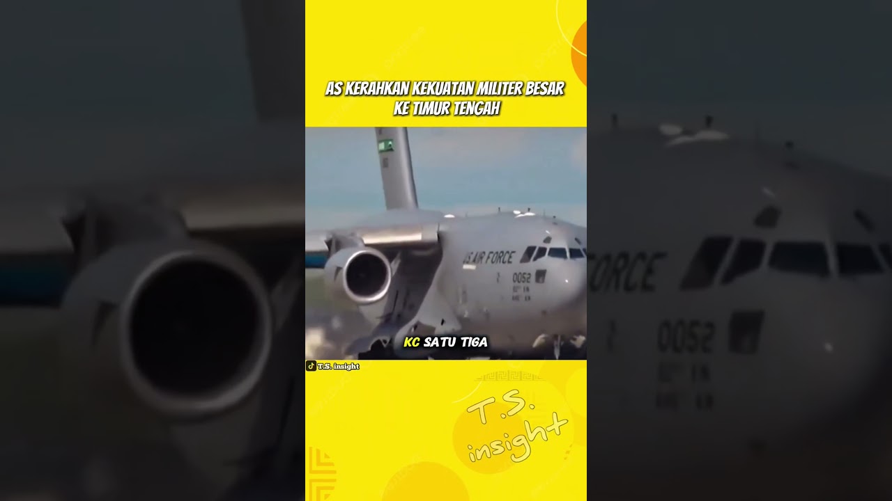 Alarm Konflik? Militer AS Bergerak Besar di Timur Tengah