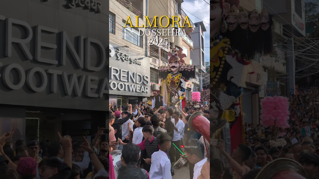 Almora Dussehra 2025 💥 #dussehra #2025 #mahivlog #almora #shorts
