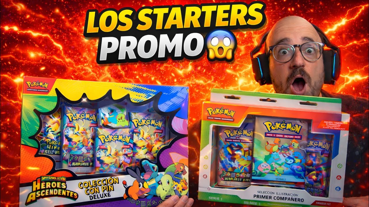 ¡NUEVOS PACKS HEROES ASCENDENTES! ⭐ Starters PROMO y sobres Pokémon