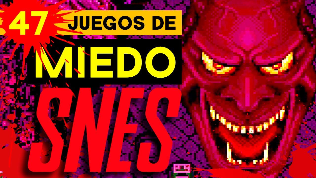 🔴 No solo SURVIVAL HORROR 🩸 47 JUEGOS de TERROR - MEJORES de MIEDO en SUPER NINTENDO - SNES