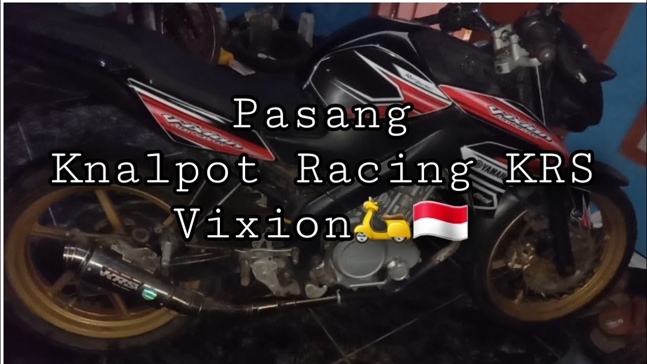 Lihat Adikku Pasang Knalpot Racing Vixion Dipasang Sendiri