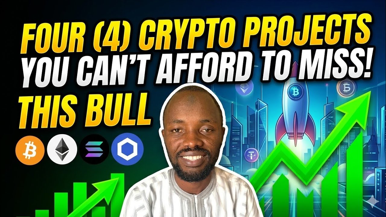 Four (4) Crypto Projects you can't afford to Miss this bull cycle!!