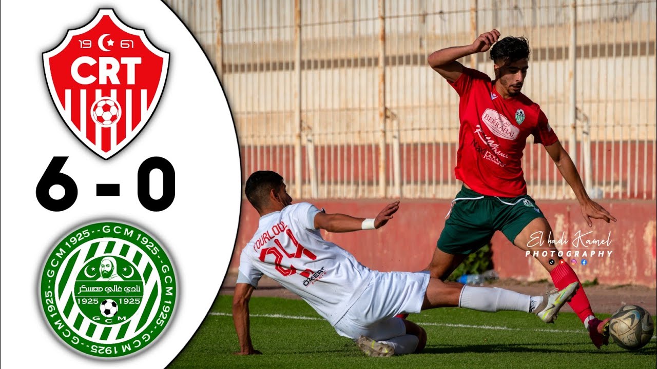 ملخص و كواليس مباراة شباب تموشنت 6 - 0 غالي معسكر