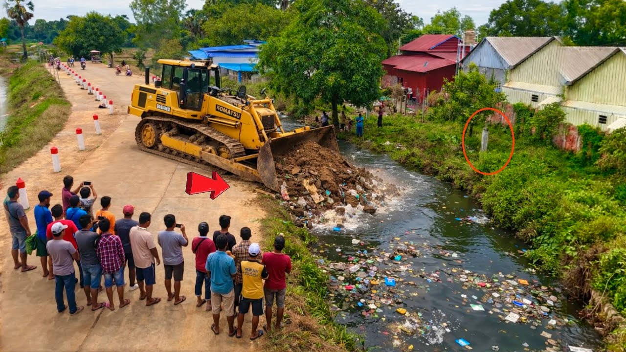 +First Start Perfect New Project!! Complete100% Delete Small Pond By Mini Dozer D31 & Dump Truck 8T