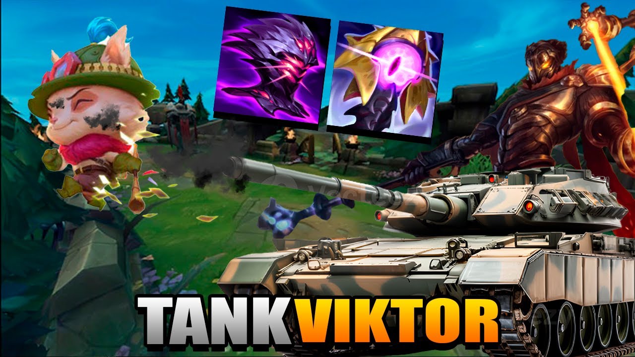 VIKTOR GAMEPLAY TANK BUILD!  ESTA DEMASIADO OP!