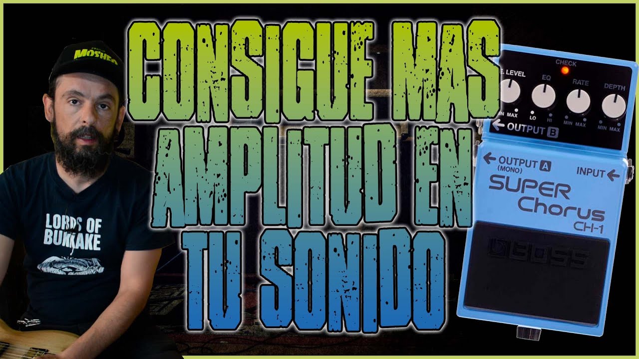Consigue sonido estéreo con solo una guitarra | Boss CH1 SUPER CHORUS