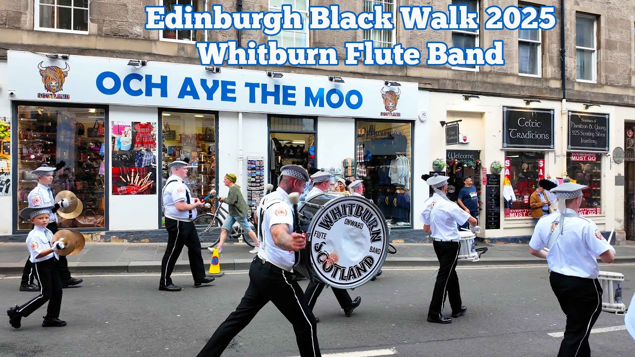 The Black Walk 2025 - Edinburgh - Whitburn Flute Band