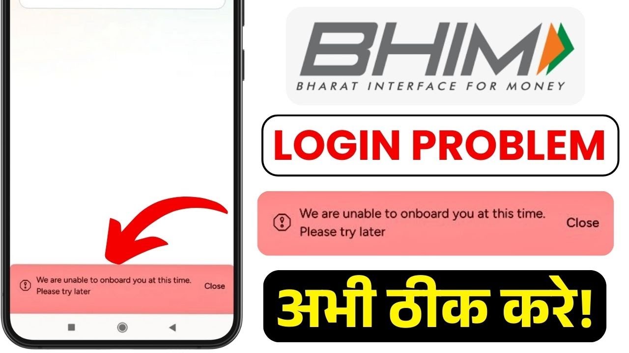 🔥 Ultimate BHIM UPI Onboarding Fix &mdash; Digital Payments Error Solution & Mobile Banking Guide