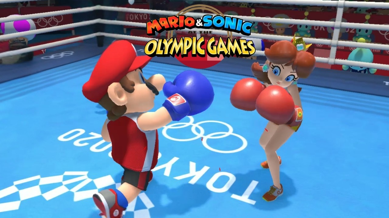 Boxing Gameplay Mario & Sonic At The Olympic Games Tokyo 2020 Mario Sonic Vector +++ Nintendo Switch