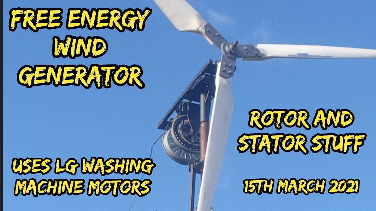 More stuff getting ready for the FREE ENERGY Washing Machine Wind Turbine launch